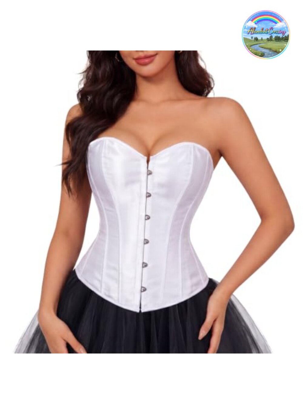 Renaissance Corset Shapewear Lace Up Bustier Victorian Costume